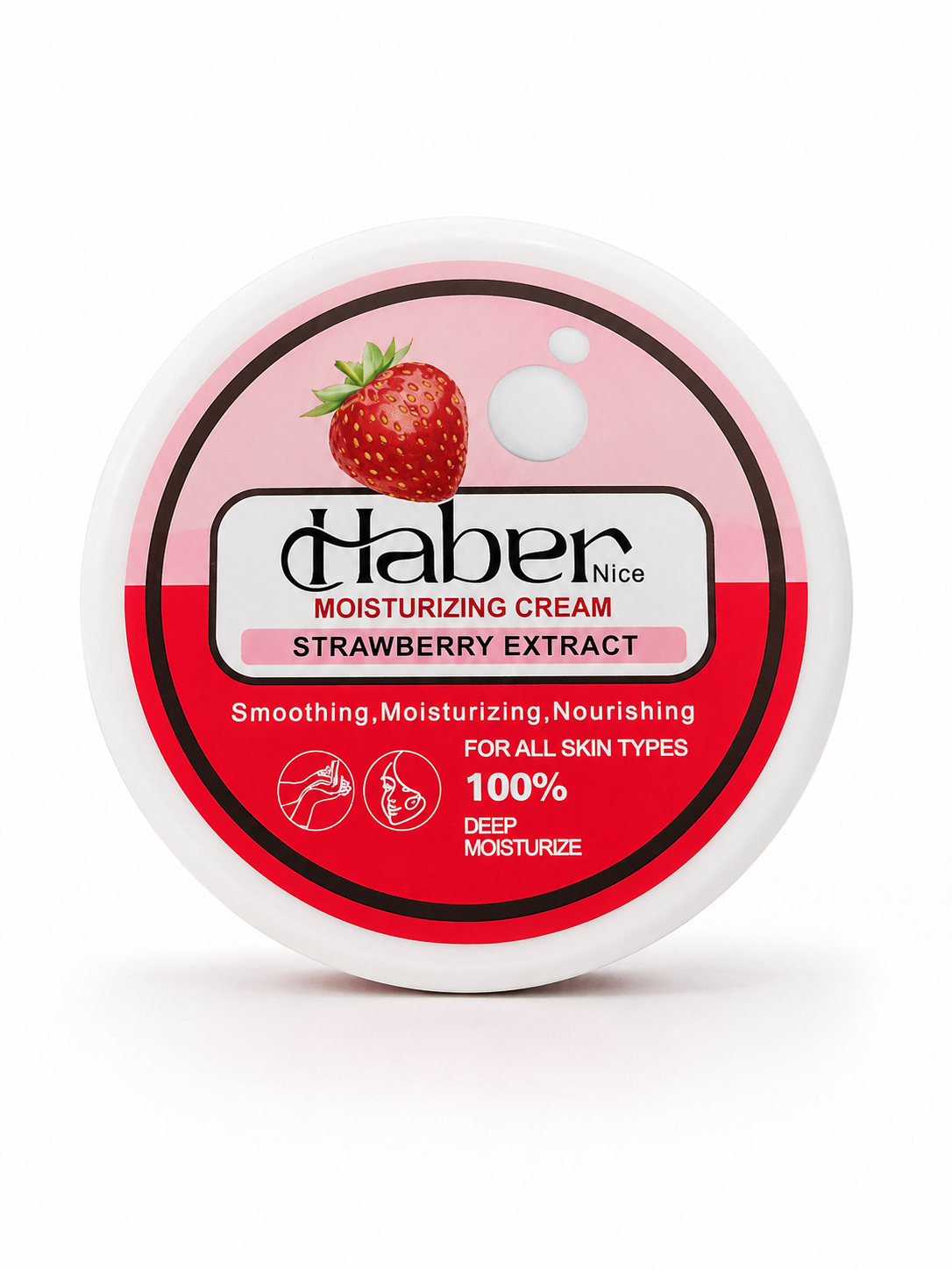 کرم مرطوب کننده دست و صورت کاسه ای Haber (200ml)