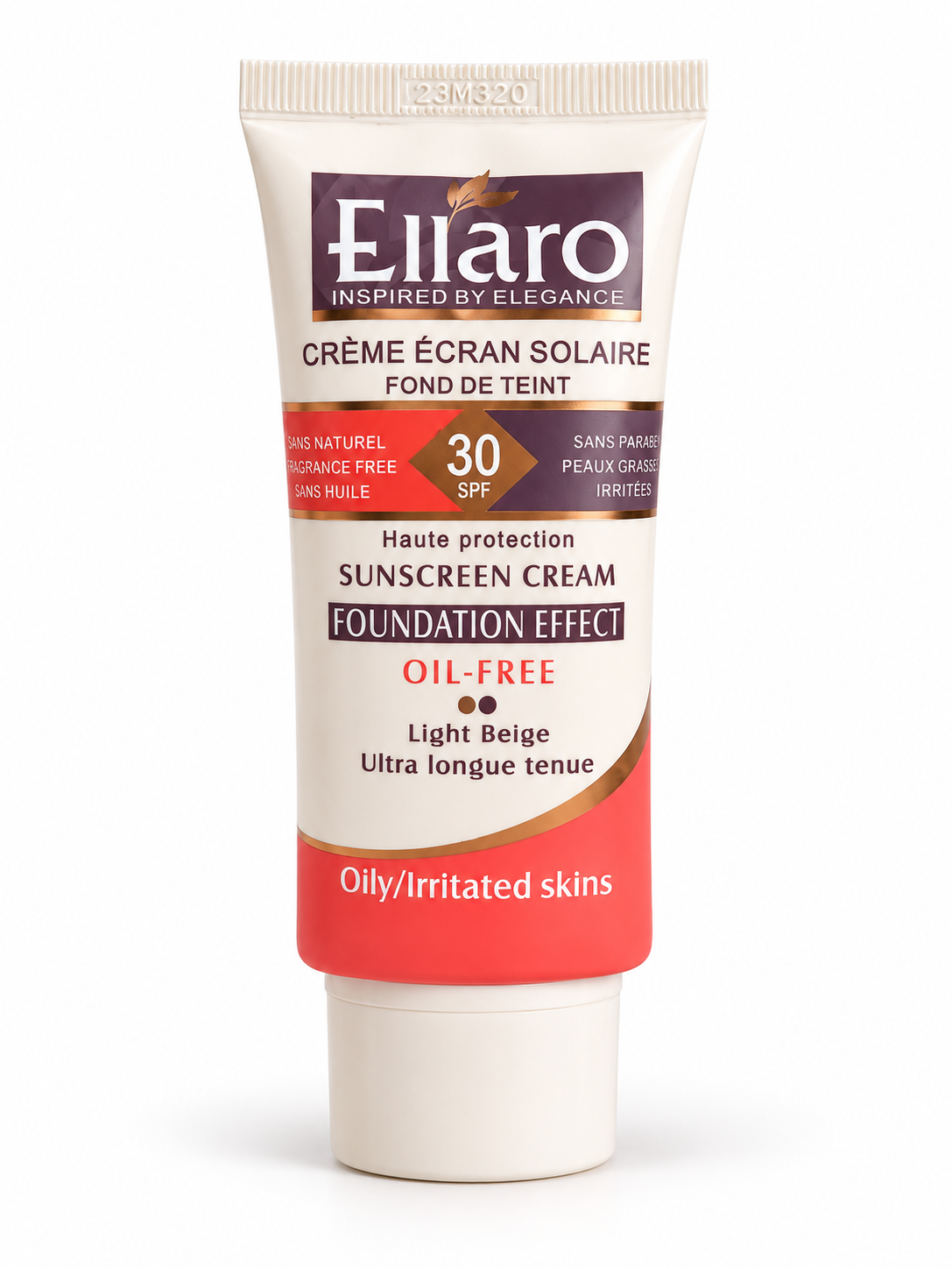 کرم ضد آفتاب رنگی الارو ۳۰ SPF رنگ(بژ روشن) بژ لایت 40 میلی‌لیتر