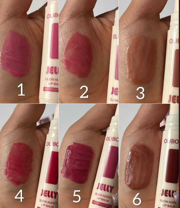 لیپ گلاس ژله ای براش دار اولیبولا-دوپ شیگلم